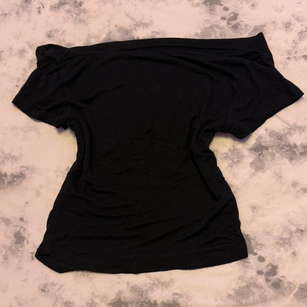 Urban Outfitters Black Off-Shoulder Blouse